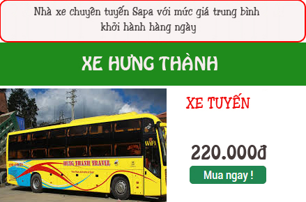 Xe Hưng Thnh đi Sapa