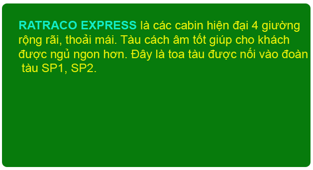 Giới thiệu tu Ratraco đi Sapa