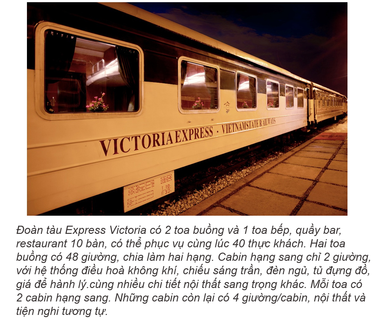 Giới thiệu tu Victoria Express đi Sapa